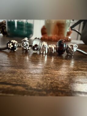 Spooky Pandora Bracelet all authentic Pandora